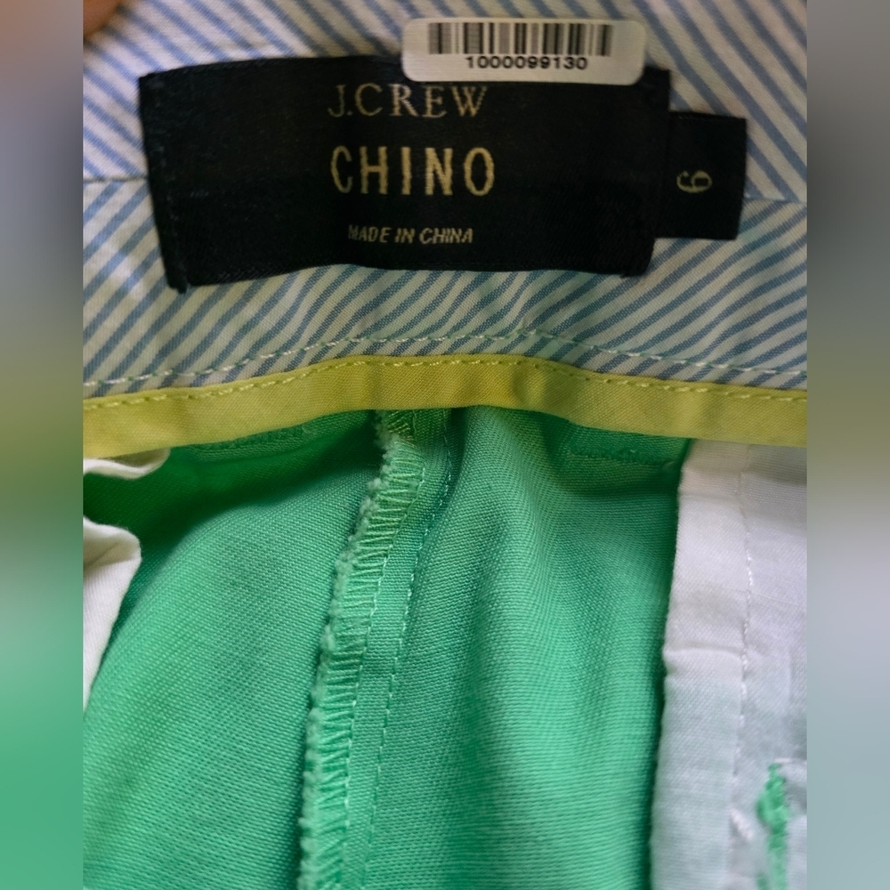 J.Crew Chico's Green Women's Shorts EUC Size 6 Waist 32 Inseam 5 - Picture 3 of 3